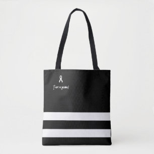 Bolso De Tela Moda Elegante Soy una sobreviviente de cáncer de m