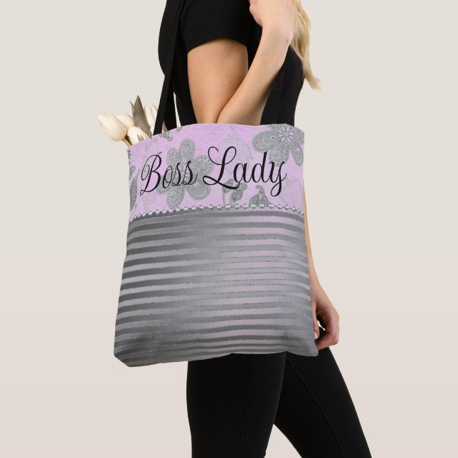 Bolso De Tela Moda Floral "Boss Lady" (Detalle)
