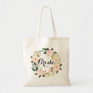 Bolso De Tela Moda Floral Wreath Bride-2