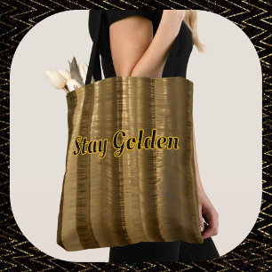 Bolso De Tela Moda glamorosa de Golden Brown