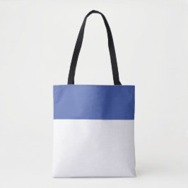 Bolso De Tela Moda Gran Verano Azul Tiras De Borde Superior Sobr