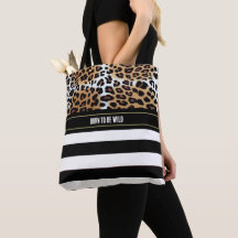 Moda Leopard y Black White Stripes Positividad
