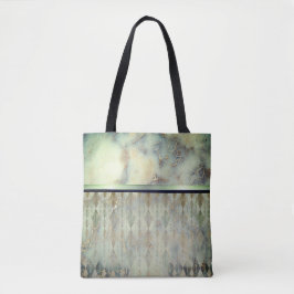 Bolso De Tela Moda Minty Green Marble Harlequin