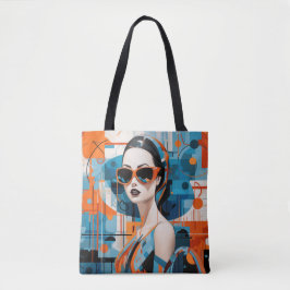 Bolso De Tela Moda mujer moderna, elegancia geométrica