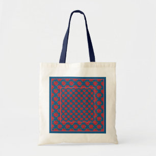 Bolso De Tela Moda presupuesto para la bolsa: Roses rojos sobre