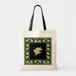 Bolso De Tela Moda Presupuesto Tote Bag: Lilies of the Valley, B