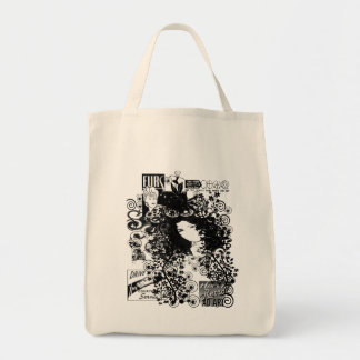Bolso De Tela Moda Retro Diva Swirled