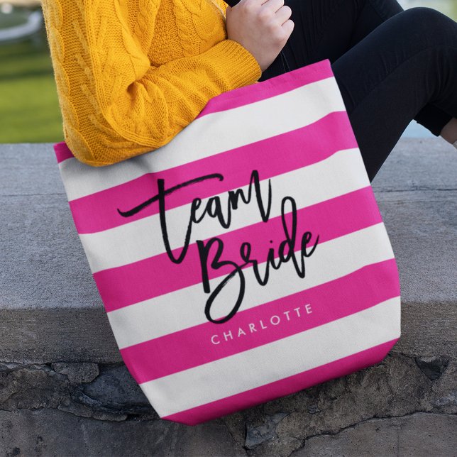 Bolso De Tela Moda Ropa rosa y blanca Ropa del equipo negro (Subido por el creador)