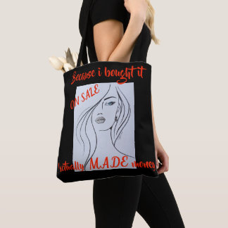 Bolso De Tela Moda Totebag que hace compras