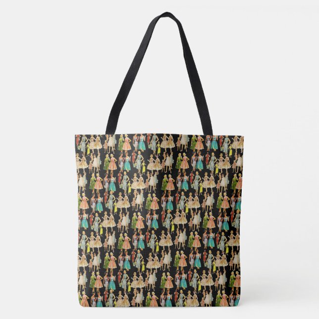 Bolso De Tela Moda vintage (Anverso)