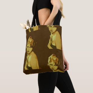 Bolso De Tela Moda Vintage por todas partes Impresión Tote Bag
