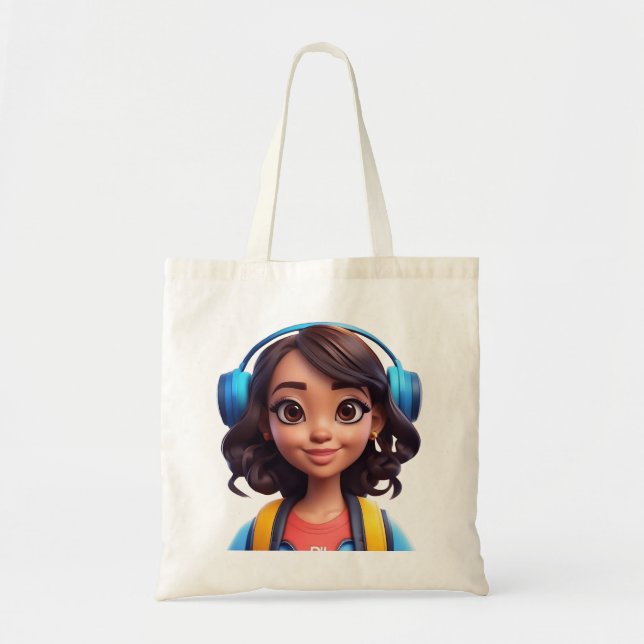 Bolso De Tela "Moda y práctica: tu nuevo Tote favorito" (Frente)