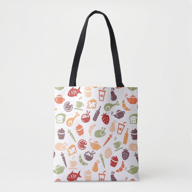Bolso De Tela Modelo 2 de la comida (Anverso)