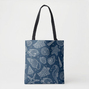 Bolso De Tela Modelo 2 de los habitantes del océano