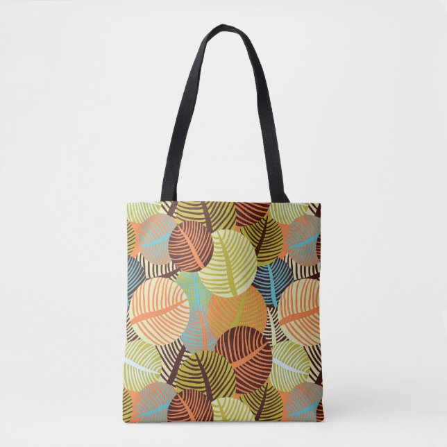 Bolso De Tela Modelo abstracto (Anverso)