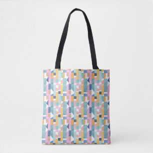 Bolso De Tela Modelo abstracto de la forma de la acuarela