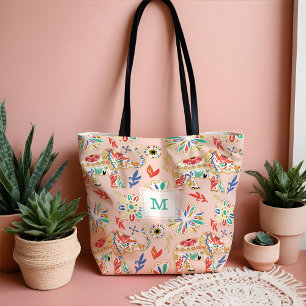 Bolso De Tela Modelo adornado decorativo floral elegante del