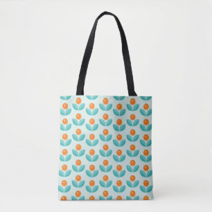Bolso De Tela Modelo anaranjado geométrico del estilo