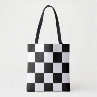 BOLSO DE TELA MODELO BLANCO Y NEGRO DEL INSPECTOR