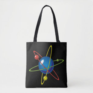 Bolso De Tela Modelo colorido del Átomo