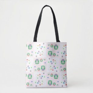 Bolso De Tela Modelo colorido del búho para los niños