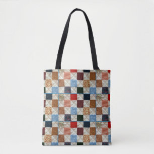 Bolso De Tela Modelo colorido del edredón de remiendo