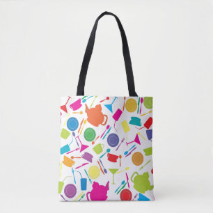Bolso De Tela Modelo con la materia de cocina coloreada