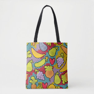 Bolso De Tela Modelo con las frutas y verduras