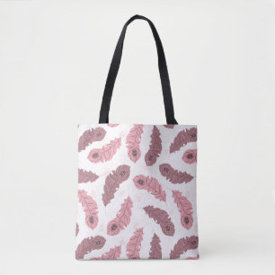 Bolso De Tela modelo con las plumas del pavo real