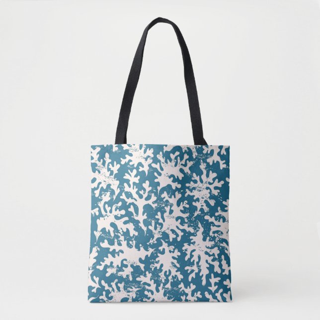 Bolso De Tela Modelo coralino hermoso (Anverso)