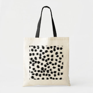 Bolso De Tela Modelo dálmata blanco y negro de la impresión