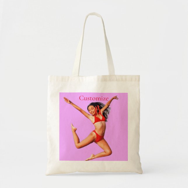 Bolso De Tela Modelo de baile bikini Thunder_Cove (Frente)
