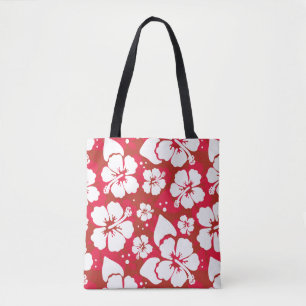 Bolso De Tela Modelo de flores del hibisco