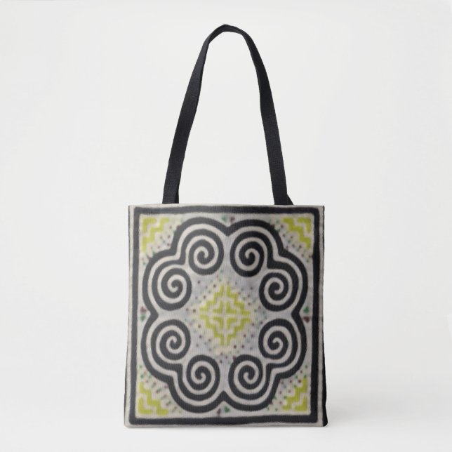 Bolso De Tela Modelo de Hmong del pie del elefante (Anverso)