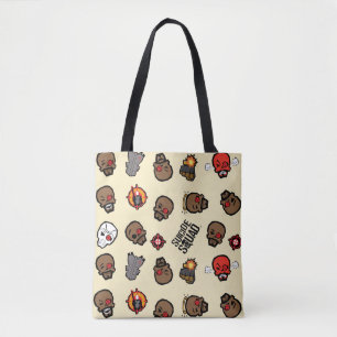 Bolso De Tela Modelo de la emoji del pelotón el   Deadshot del