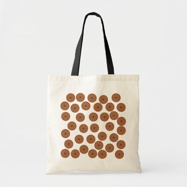 Bolso De Tela Modelo de la magdalena del chocolate (Frente)
