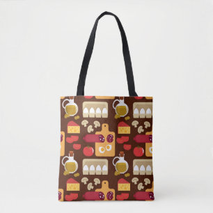 Bolso De Tela Modelo de la pizza