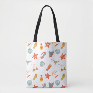 Bolso De Tela Modelo de la playa del verano