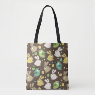 Bolso De Tela modelo de la primavera con los huevos de Pascua,