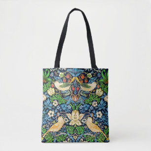 Bolso De Tela Modelo de la tapicería del pájaro y de la flor d