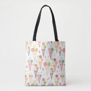 Bolso De Tela Modelo de los conos de helado