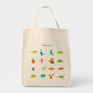 Bolso De Tela Modelo de los dinosaurios
