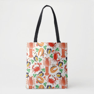 Bolso De Tela Modelo de los mariscos