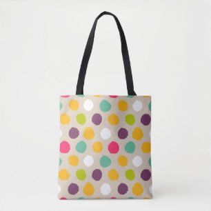Bolso De Tela Modelo de lunar a mano