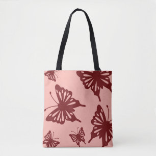 Bolso De Tela modelo de mariposa 3