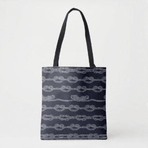 Bolso De Tela Modelo de nudos marino