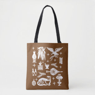 Bolso De Tela Modelo de Pyrex del vintage - temprano americano