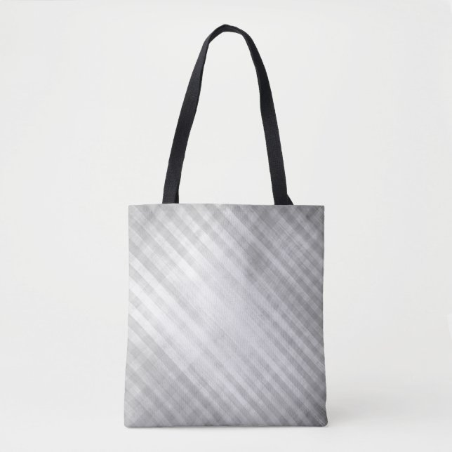 Bolso De Tela modelo de rejilla abstracto (Anverso)