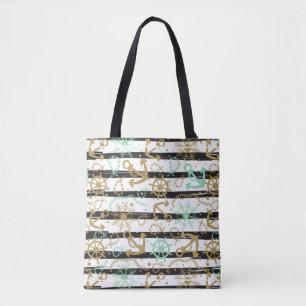 Bolso De Tela Modelo del ancla de mar