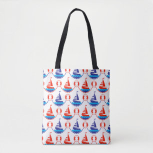 Bolso De Tela Modelo del barco de vela